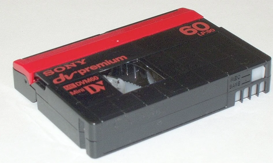 MiniDV tape example
