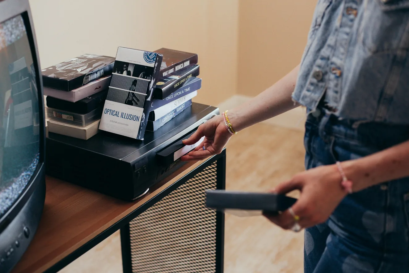 Single real VHS tape